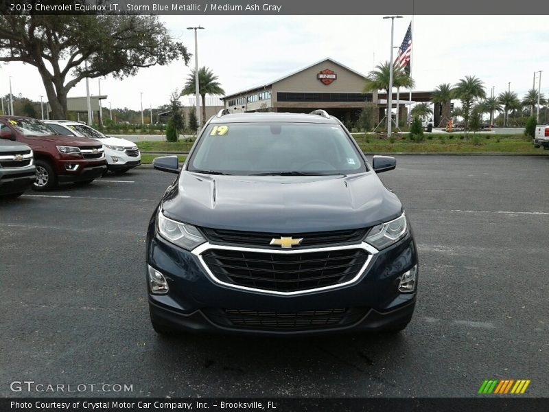 Storm Blue Metallic / Medium Ash Gray 2019 Chevrolet Equinox LT