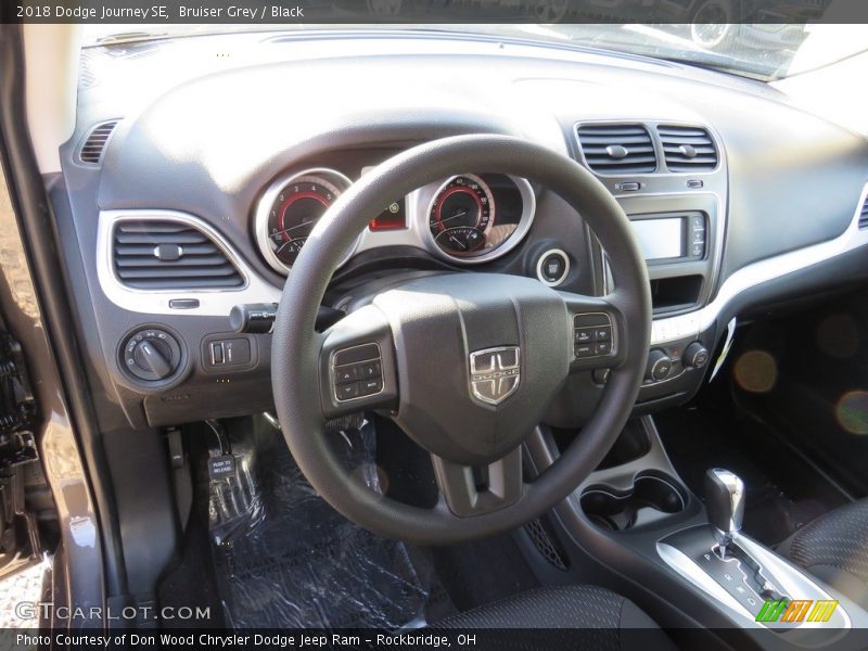 Bruiser Grey / Black 2018 Dodge Journey SE