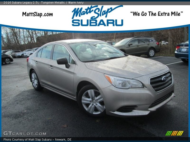 Tungsten Metallic / Warm Ivory 2016 Subaru Legacy 2.5i