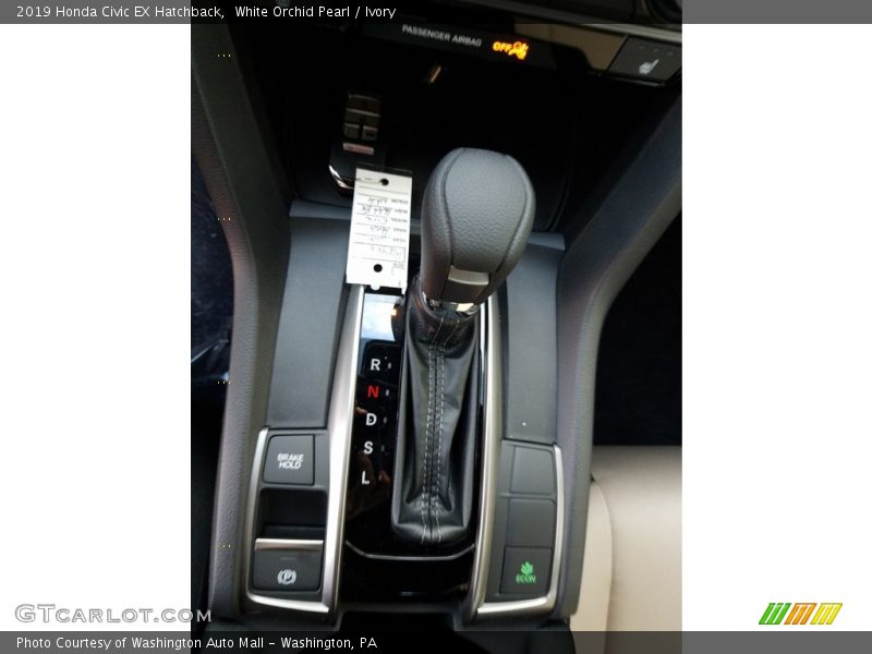  2019 Civic EX Hatchback CVT Automatic Shifter