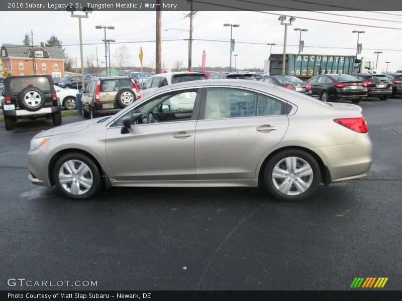 Tungsten Metallic / Warm Ivory 2016 Subaru Legacy 2.5i