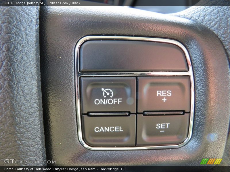 Bruiser Grey / Black 2018 Dodge Journey SE