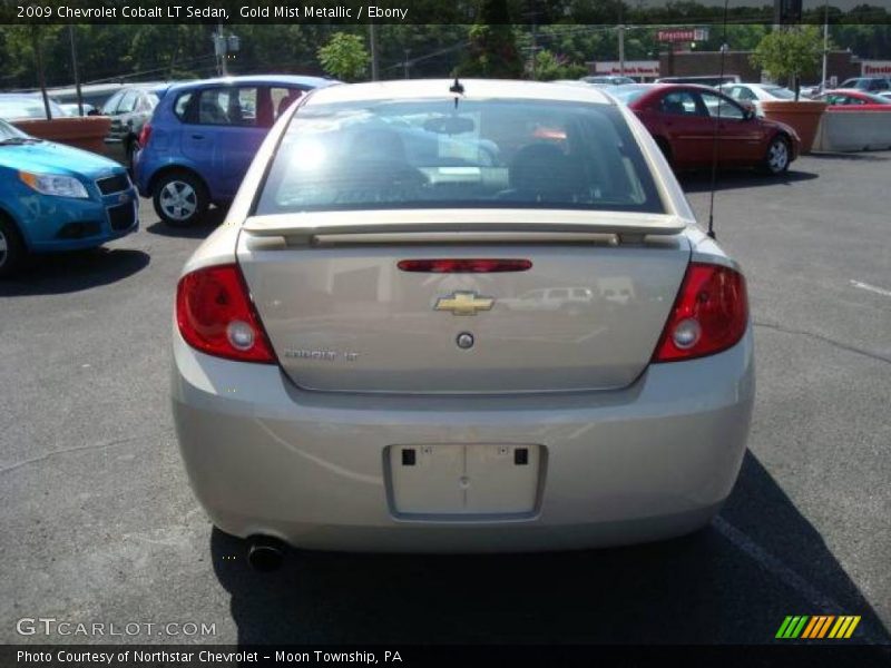 Gold Mist Metallic / Ebony 2009 Chevrolet Cobalt LT Sedan