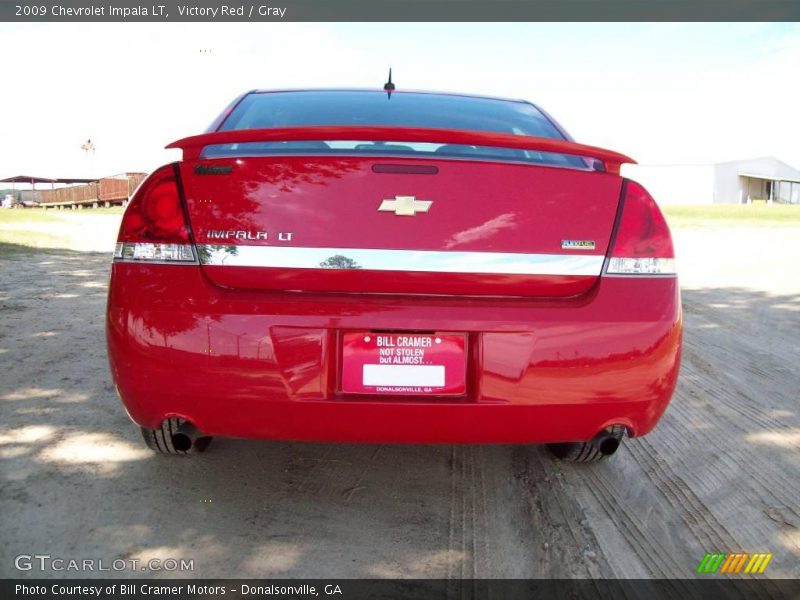Victory Red / Gray 2009 Chevrolet Impala LT