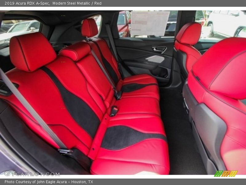 Modern Steel Metallic / Red 2019 Acura RDX A-Spec