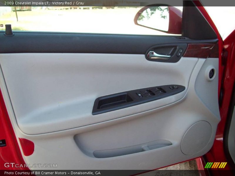Victory Red / Gray 2009 Chevrolet Impala LT