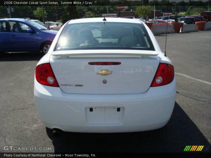 Summit White / Gray 2008 Chevrolet Cobalt Sport Sedan