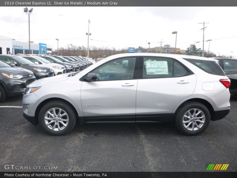 Silver Ice Metallic / Medium Ash Gray 2019 Chevrolet Equinox LS