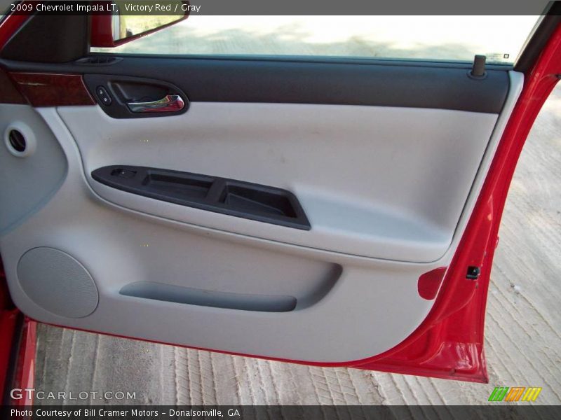 Victory Red / Gray 2009 Chevrolet Impala LT