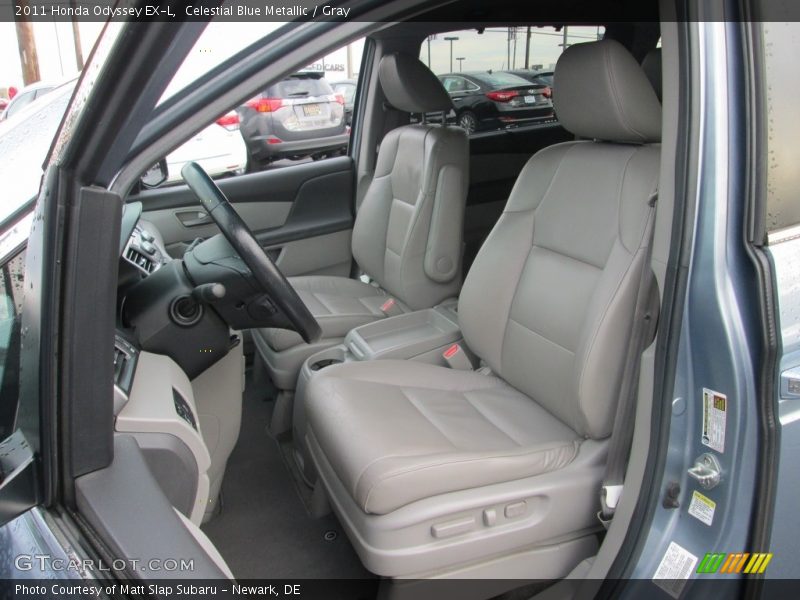 Celestial Blue Metallic / Gray 2011 Honda Odyssey EX-L