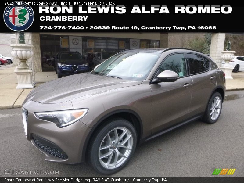 Imola Titanium Metallic / Black 2019 Alfa Romeo Stelvio AWD