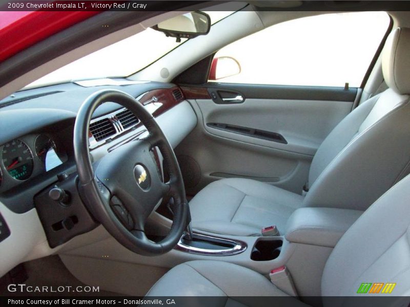 Victory Red / Gray 2009 Chevrolet Impala LT