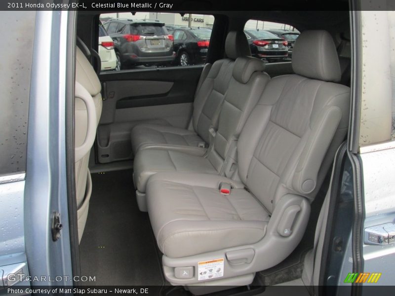 Celestial Blue Metallic / Gray 2011 Honda Odyssey EX-L