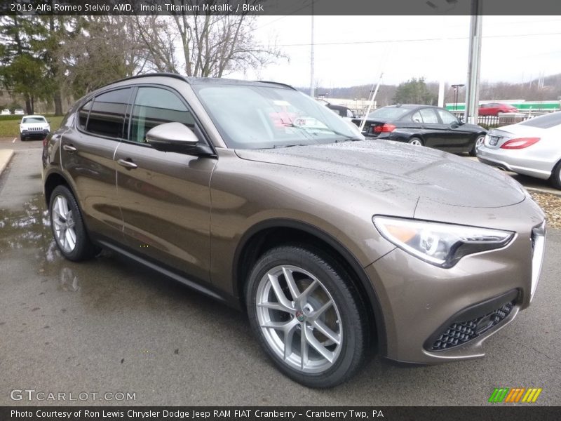 Imola Titanium Metallic / Black 2019 Alfa Romeo Stelvio AWD