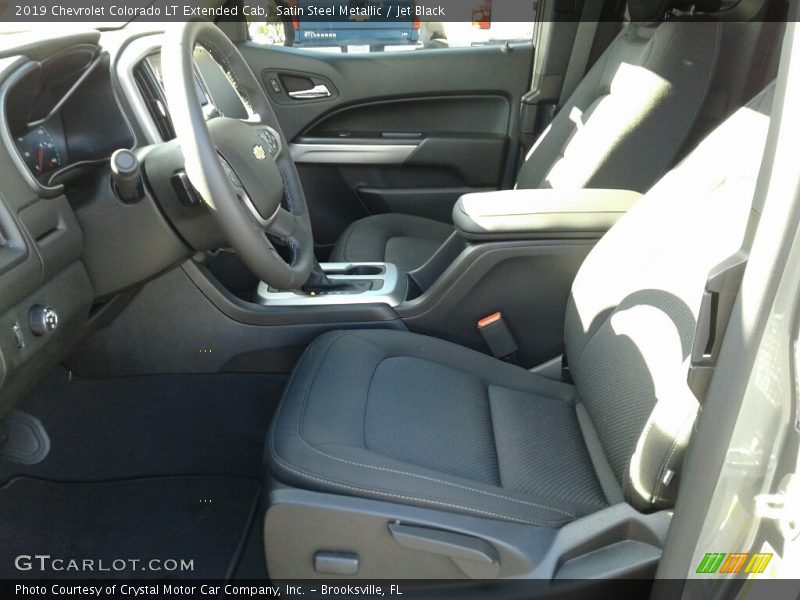 Satin Steel Metallic / Jet Black 2019 Chevrolet Colorado LT Extended Cab