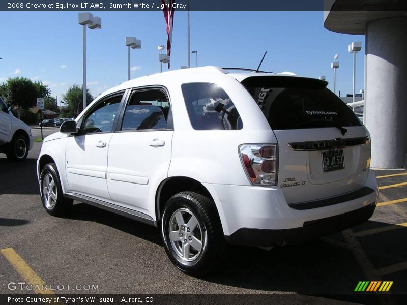 Summit White / Light Gray 2008 Chevrolet Equinox LT AWD