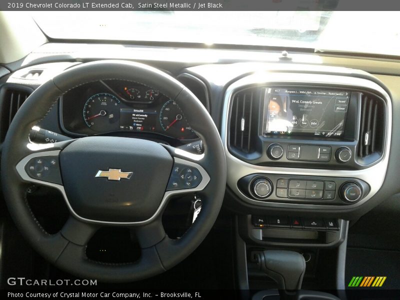 Satin Steel Metallic / Jet Black 2019 Chevrolet Colorado LT Extended Cab
