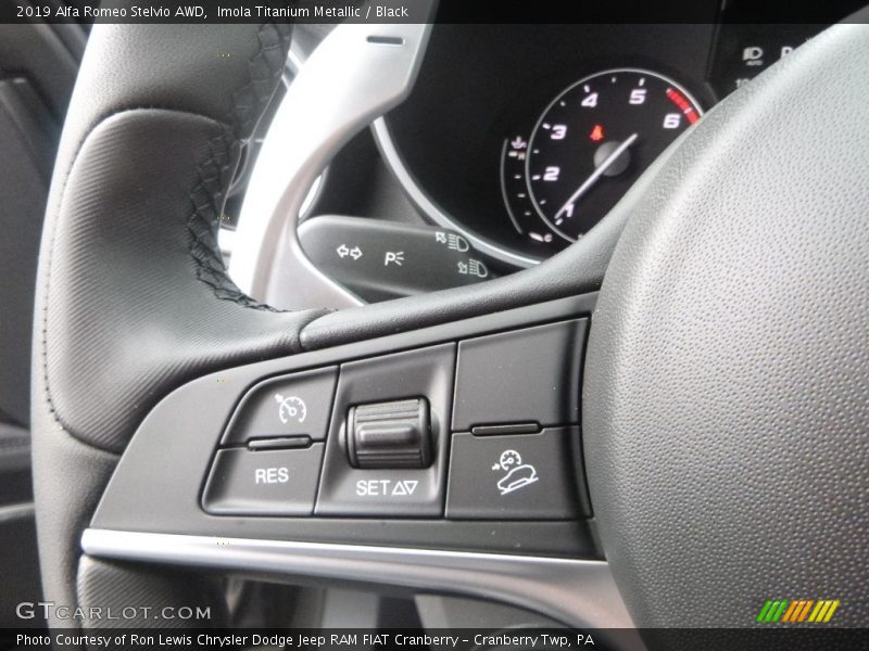 Imola Titanium Metallic / Black 2019 Alfa Romeo Stelvio AWD