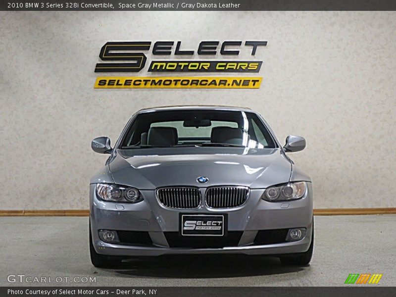 Space Gray Metallic / Gray Dakota Leather 2010 BMW 3 Series 328i Convertible