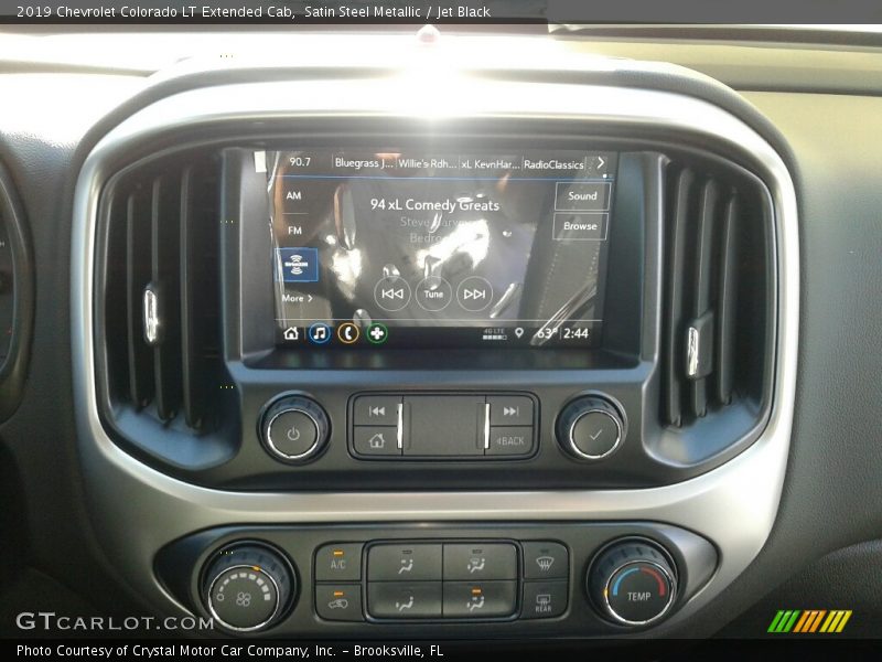 Satin Steel Metallic / Jet Black 2019 Chevrolet Colorado LT Extended Cab