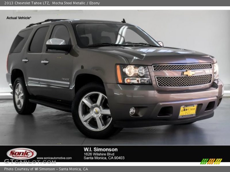 Mocha Steel Metallic / Ebony 2013 Chevrolet Tahoe LTZ