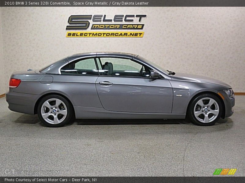 Space Gray Metallic / Gray Dakota Leather 2010 BMW 3 Series 328i Convertible