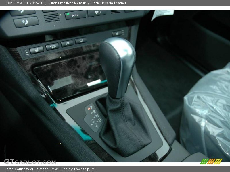 Titanium Silver Metallic / Black Nevada Leather 2009 BMW X3 xDrive30i