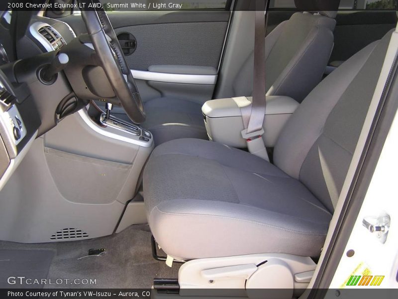 Summit White / Light Gray 2008 Chevrolet Equinox LT AWD