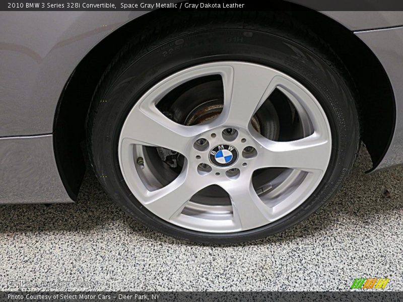 Space Gray Metallic / Gray Dakota Leather 2010 BMW 3 Series 328i Convertible
