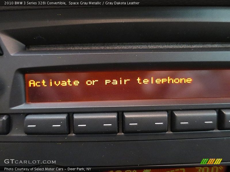 Space Gray Metallic / Gray Dakota Leather 2010 BMW 3 Series 328i Convertible