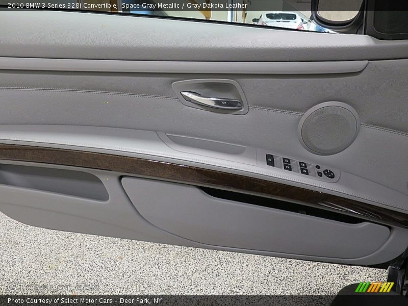 Space Gray Metallic / Gray Dakota Leather 2010 BMW 3 Series 328i Convertible
