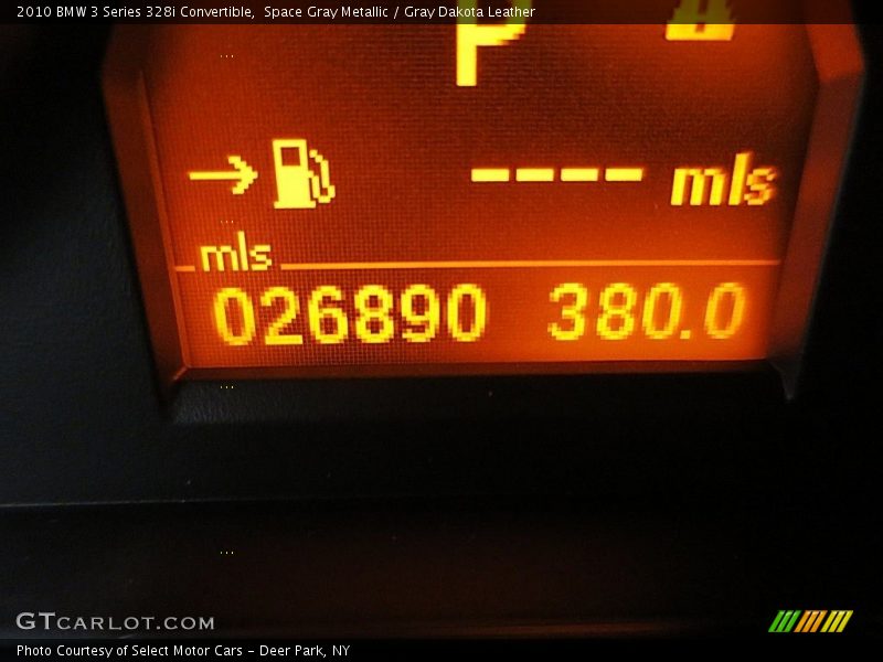 Space Gray Metallic / Gray Dakota Leather 2010 BMW 3 Series 328i Convertible