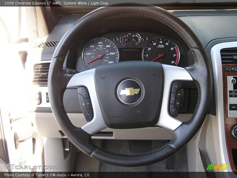 Summit White / Light Gray 2008 Chevrolet Equinox LT AWD