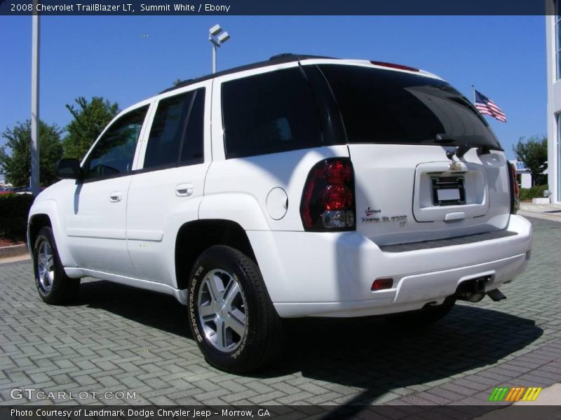Summit White / Ebony 2008 Chevrolet TrailBlazer LT