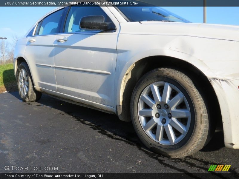 Stone White / Dark Slate Gray/Light Slate Gray 2007 Chrysler Sebring Sedan