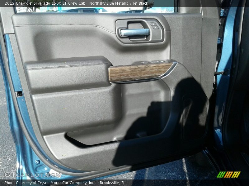 Northsky Blue Metallic / Jet Black 2019 Chevrolet Silverado 1500 LT Crew Cab