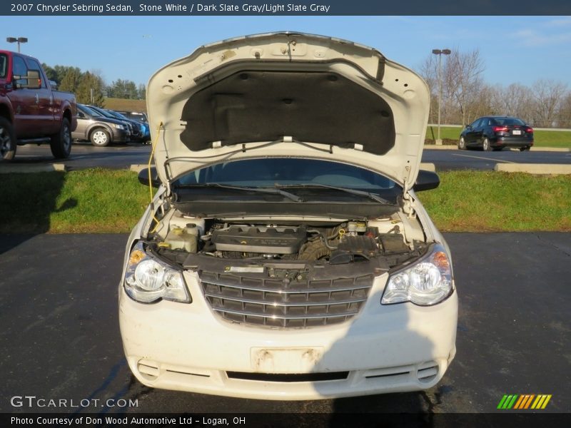 Stone White / Dark Slate Gray/Light Slate Gray 2007 Chrysler Sebring Sedan