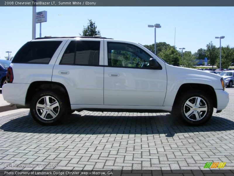Summit White / Ebony 2008 Chevrolet TrailBlazer LT