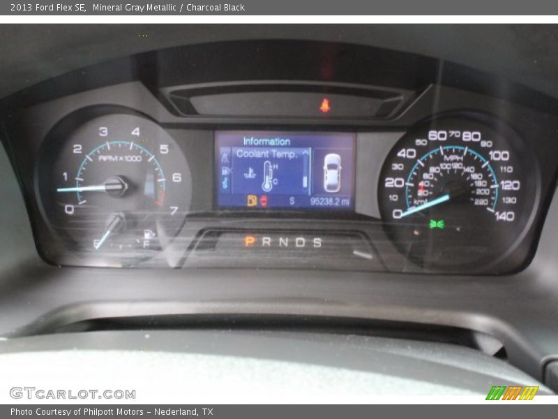 Mineral Gray Metallic / Charcoal Black 2013 Ford Flex SE