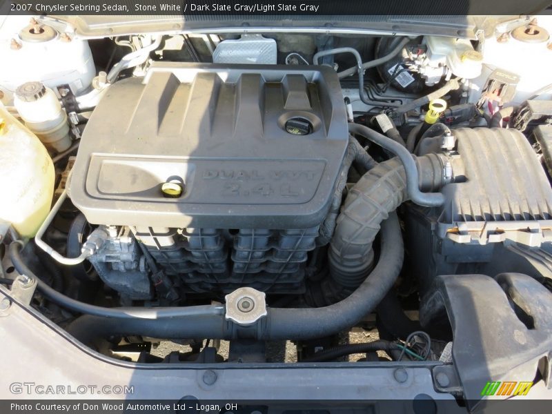 Stone White / Dark Slate Gray/Light Slate Gray 2007 Chrysler Sebring Sedan