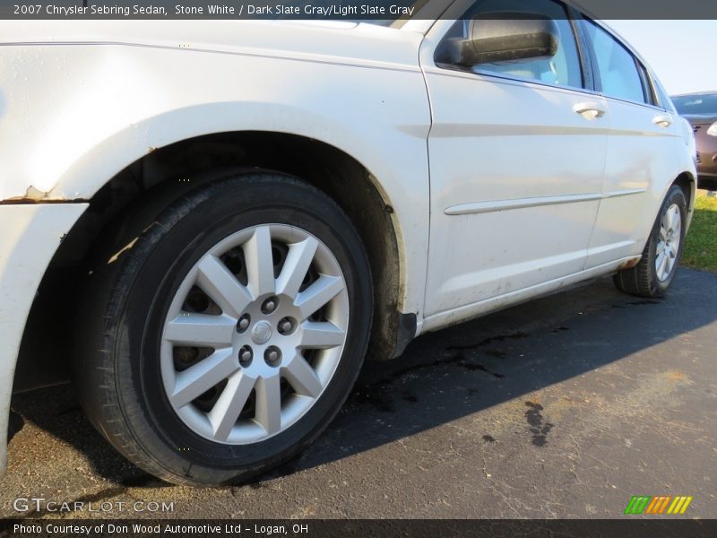 Stone White / Dark Slate Gray/Light Slate Gray 2007 Chrysler Sebring Sedan