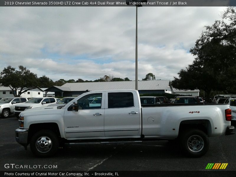 Iridescent Pearl Tricoat / Jet Black 2019 Chevrolet Silverado 3500HD LTZ Crew Cab 4x4 Dual Rear Wheel