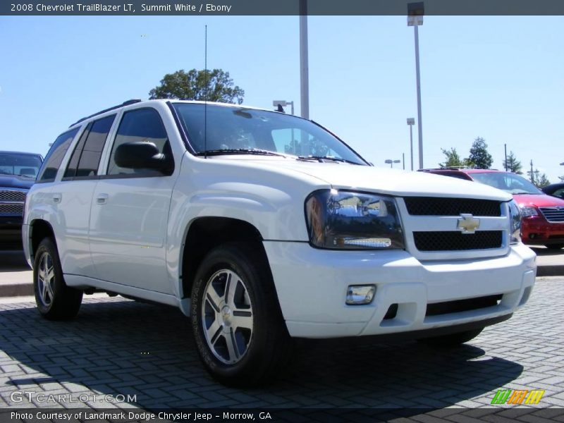 Summit White / Ebony 2008 Chevrolet TrailBlazer LT