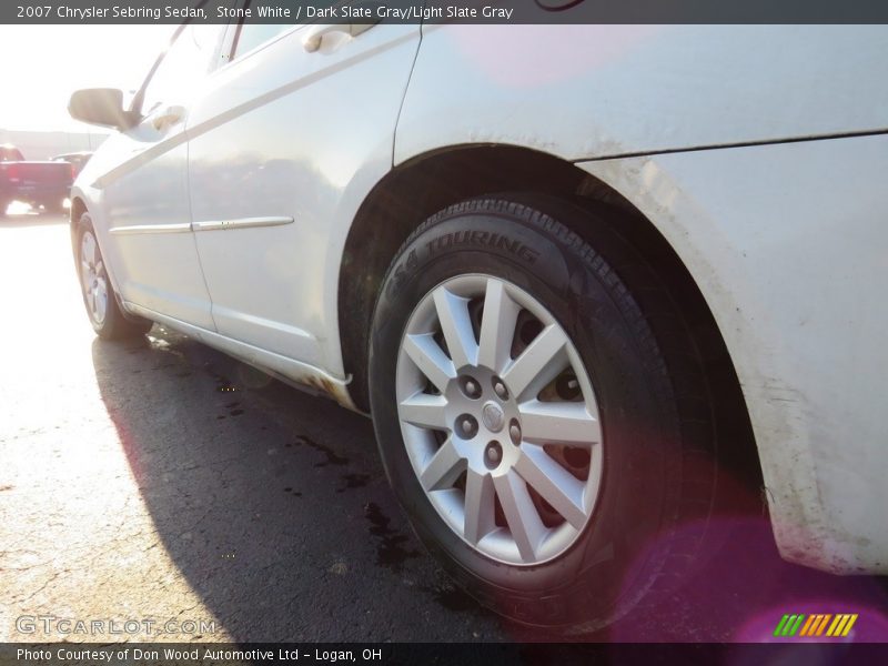 Stone White / Dark Slate Gray/Light Slate Gray 2007 Chrysler Sebring Sedan