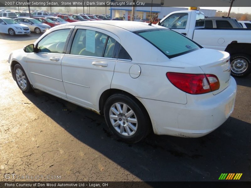 Stone White / Dark Slate Gray/Light Slate Gray 2007 Chrysler Sebring Sedan