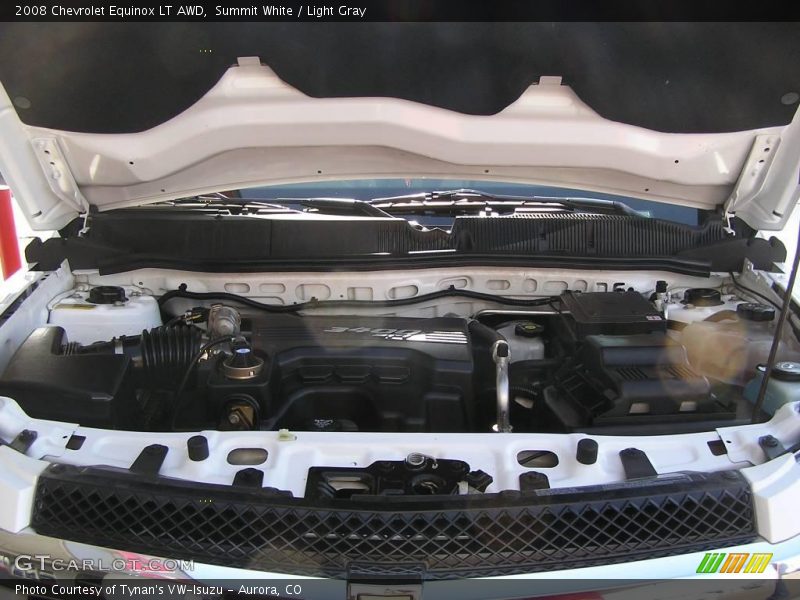 Summit White / Light Gray 2008 Chevrolet Equinox LT AWD