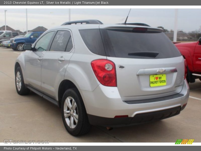 Silver Ice Metallic / Light Titanium/Jet Black 2013 Chevrolet Equinox LT
