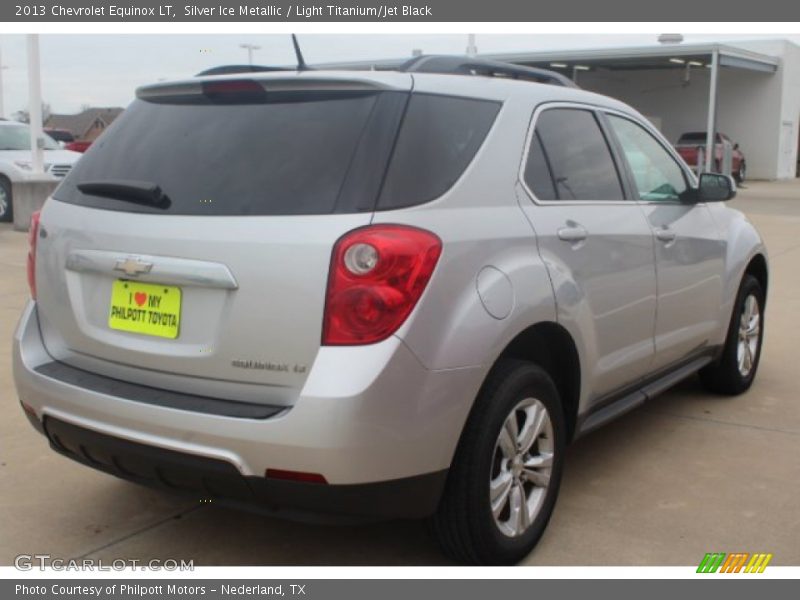 Silver Ice Metallic / Light Titanium/Jet Black 2013 Chevrolet Equinox LT