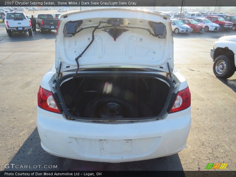 Stone White / Dark Slate Gray/Light Slate Gray 2007 Chrysler Sebring Sedan