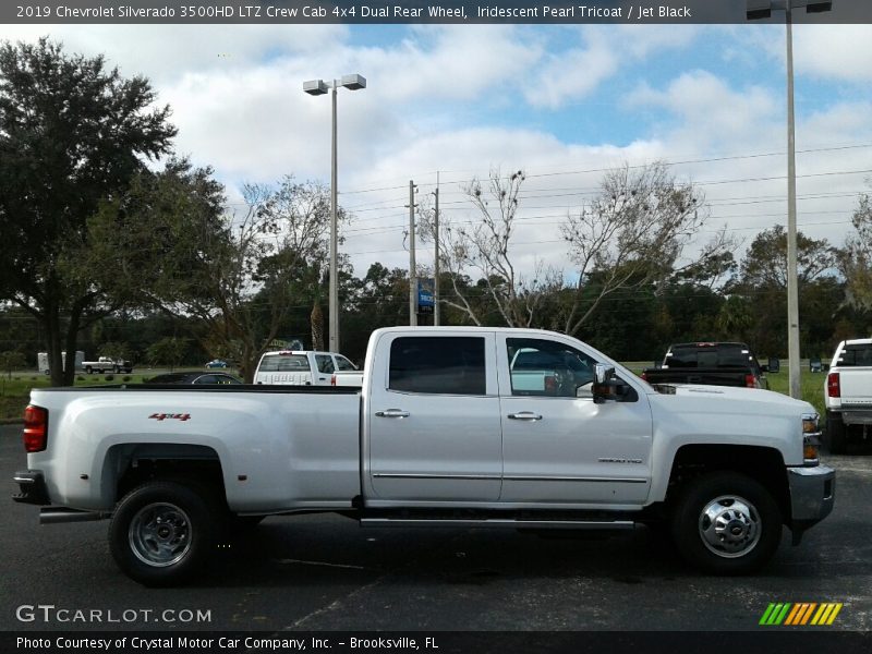Iridescent Pearl Tricoat / Jet Black 2019 Chevrolet Silverado 3500HD LTZ Crew Cab 4x4 Dual Rear Wheel